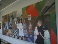 Archbishop Romero in the San Salvador Airport