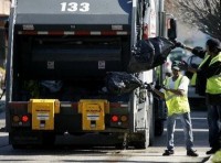 8405340-large Garbage workers at work