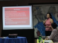 IMG_0160 Dilcia Zevala giving the Tegucigalpa Report
