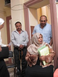 IMG_0940 khaled Ali ECESR with 4 times fired woman organizer