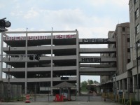 abandoned F. Edward Hebert Defense Facility and Crescent Park along the River