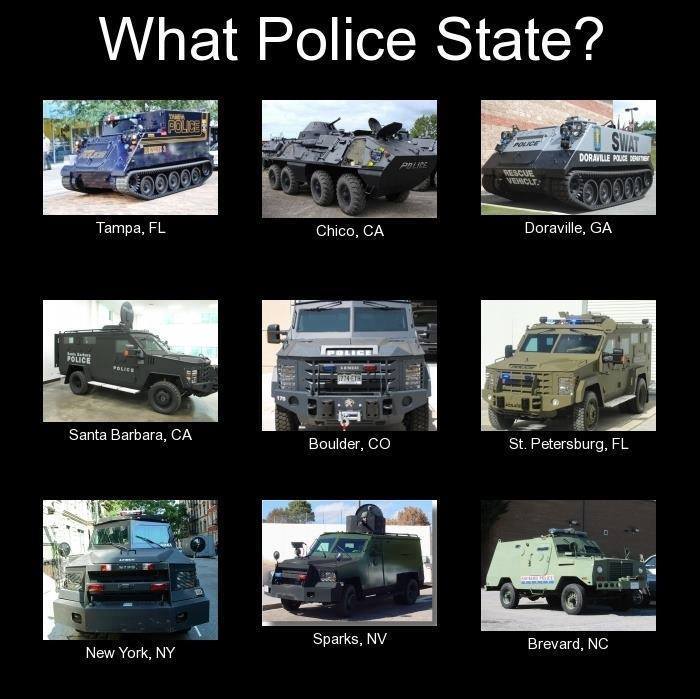 Militarization of police