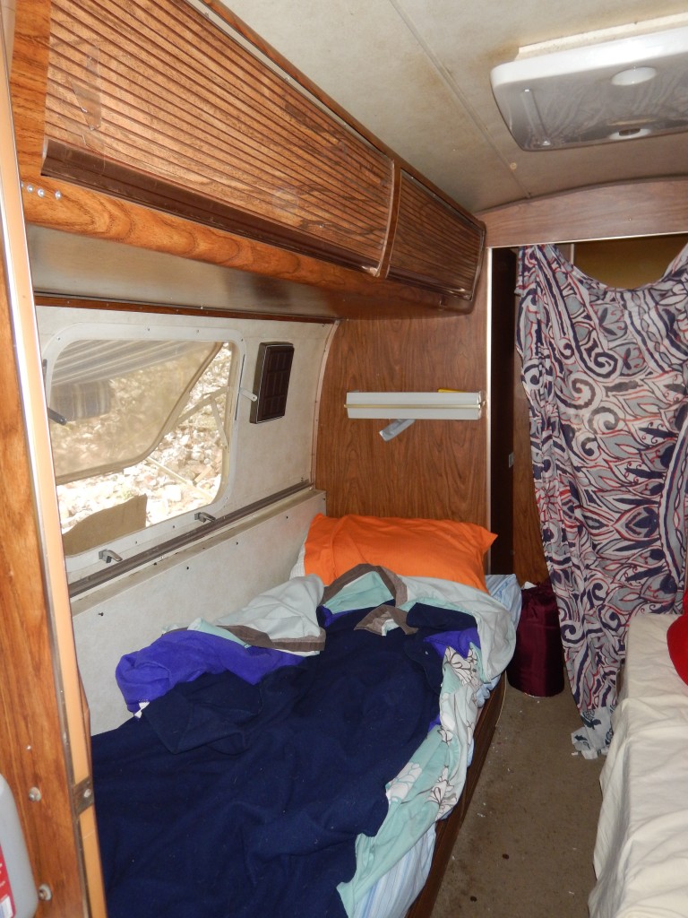 Inside of an airstream