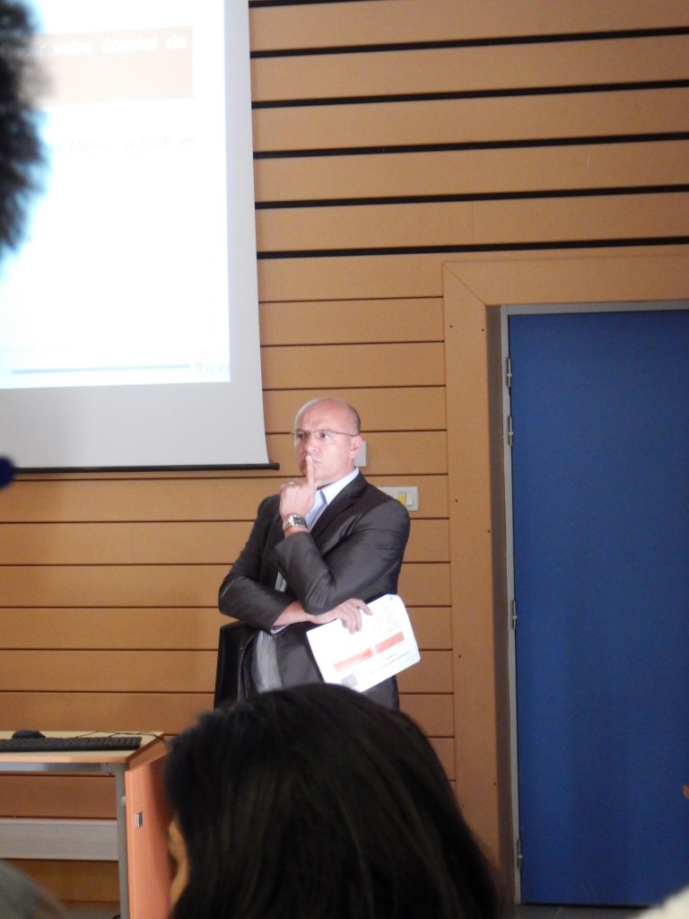 head of social housing pretending to listen