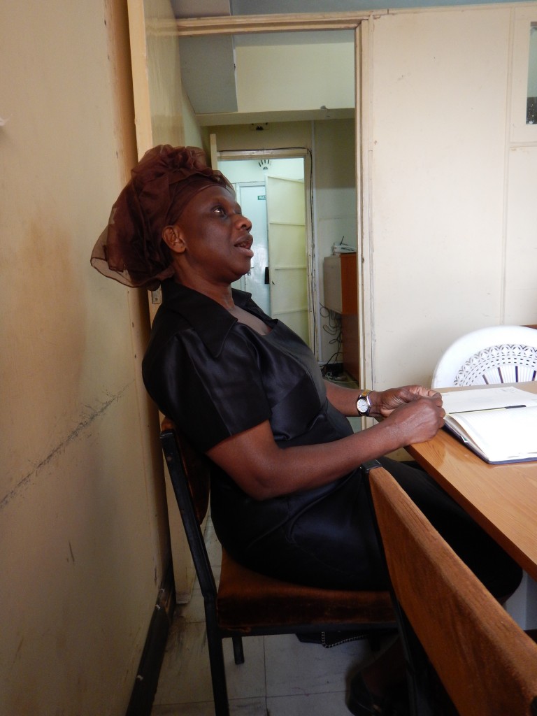 Florence Juma, one of the senior community organizers