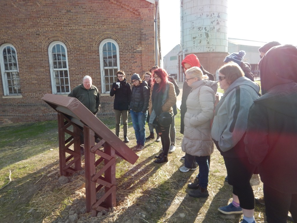 The old pump house behind