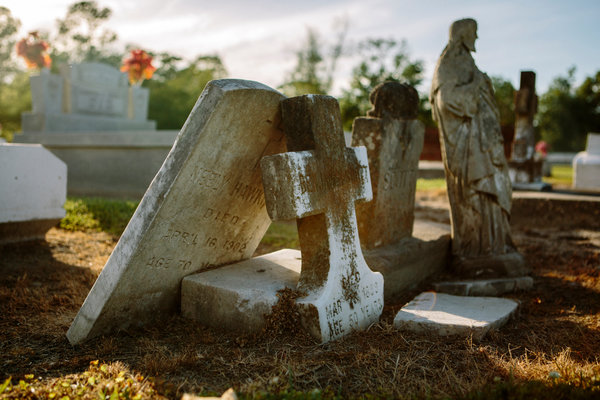 The grave of Cornelius Hawkins, one of 272 slaves sold by the Jesuits in 1838 to help keep what is now Georgetown University afloat. Source:thenewyorktimes