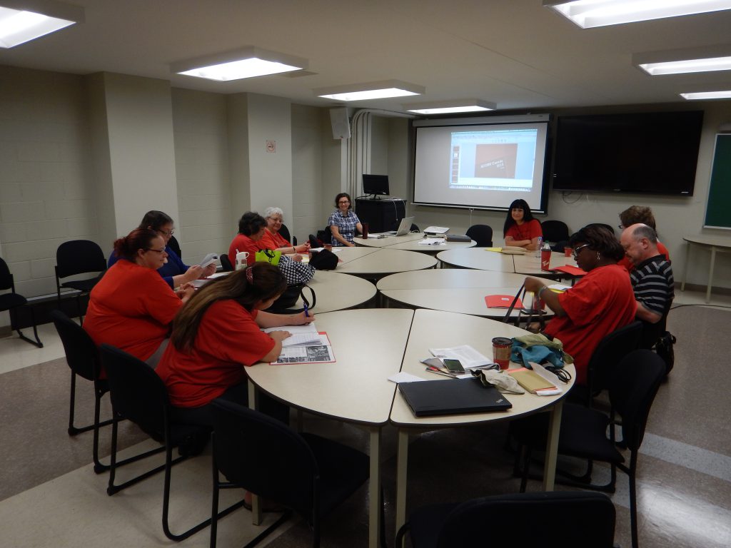 ACORN Canada leaders national board meeting in Ottawa