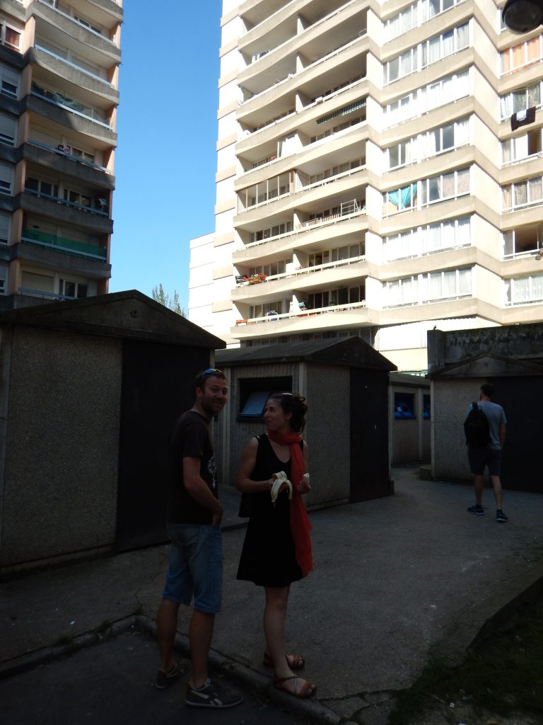 Solene Compingt and Antoine Gonthier two Alliance/ACORN organizers in picture