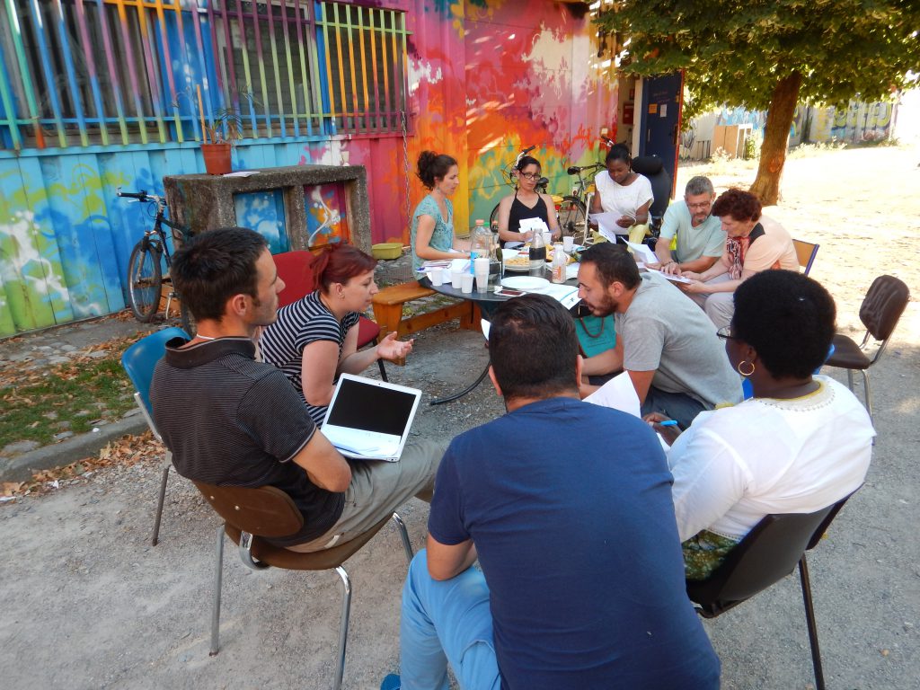 board breaks into 2 groups to brainstorm