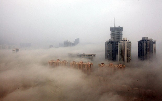 Air pollution has become "the fourth biggest threat to the health of Chinese people" Photo: Getty Images