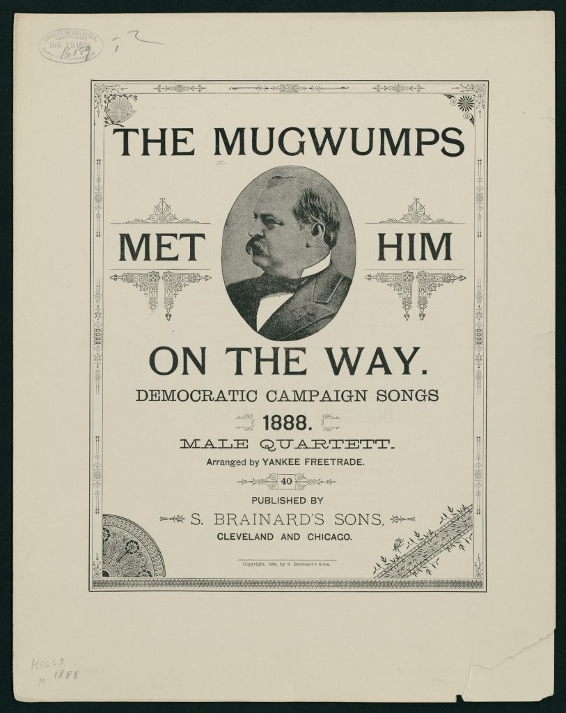 Songs Grover Cleveland's Presidential Election 1888
