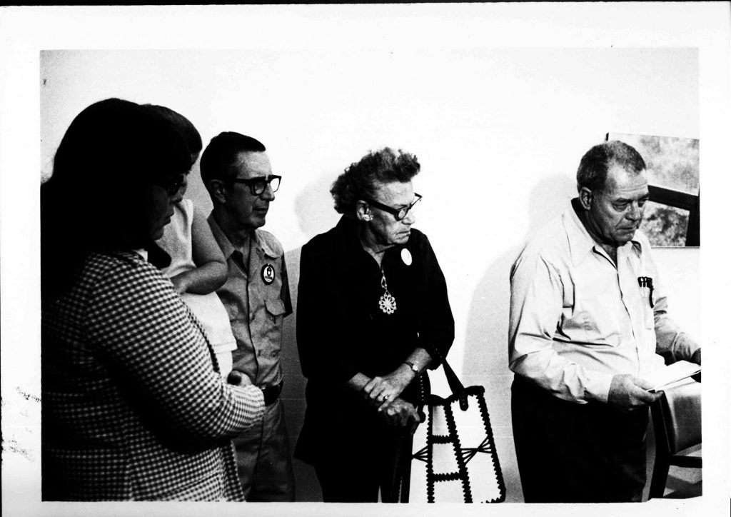ACORN Leaders of the early-mid 1970s: Elena Hanggi, Bill Whipple, and Willard Johnson