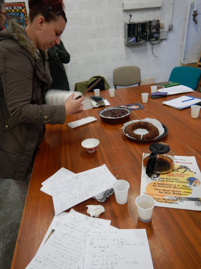 in ACORN we work first, and then we have cake!