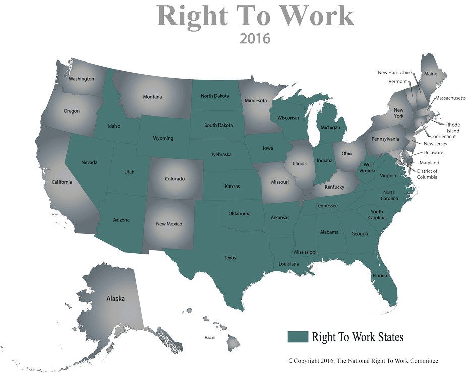 Right hi right now. Right to work. Work Map. To the right. The State of Copyright.